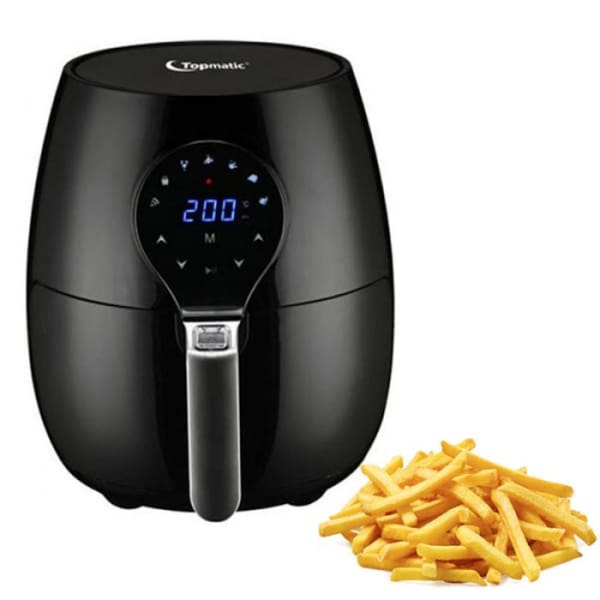 Friteuse sans huile TOPMATIC 1450W Noir Friteuse sans huile TOPMATIC 1450W Noir